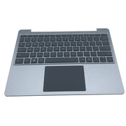 DURAFORCE Silver Palmrest Touchpad Backlit Keyboard For Microsoft Surface Go 1943 12.4" US