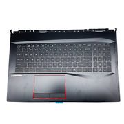 DURAFORCE For MSI GE75 Palmrest Keyboard Full Color Backlit Non-Touchpad 3077E2C213Y Black