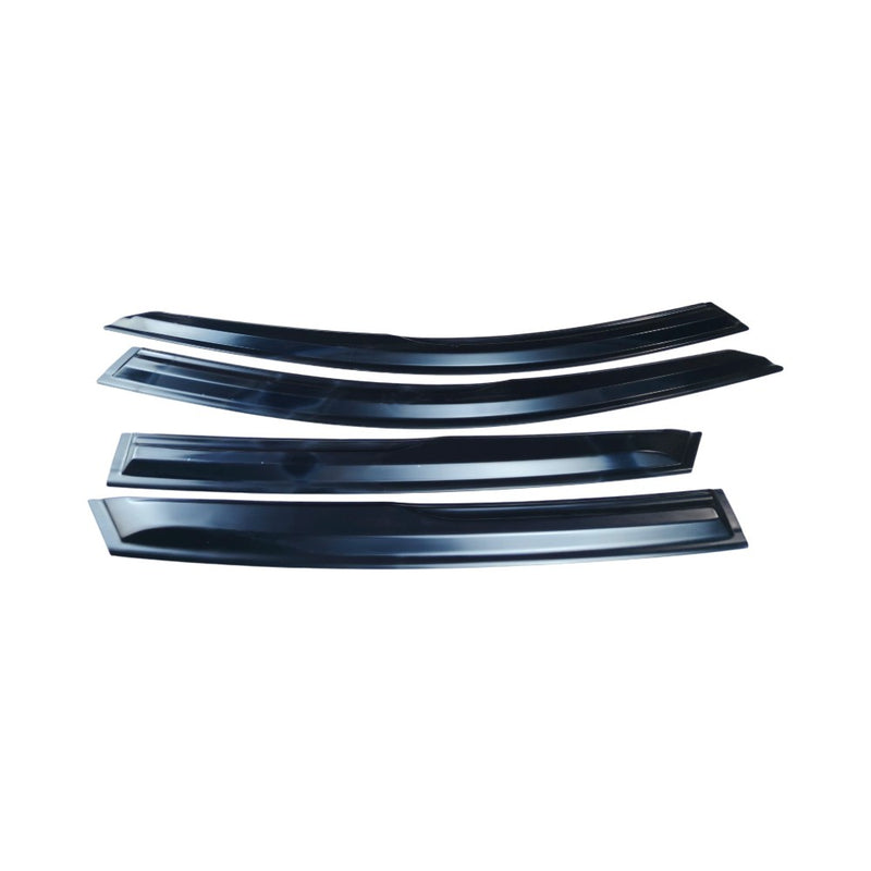 DURAFORCE FOR 2023-25 HONDA ACCORD 11TH GEN BLACK TRIM WINDOW VISOR RAIN GUARD WITH CLIPS
