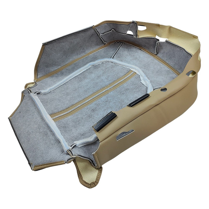 DURAFORCE Driver Side Bottom Leather Seat Cover Tan For 2008 2009 2010 - 2013 Cadillac CTS