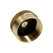 DURAFORCE 50PCS Solid Brass 1 LB Propane Bottle Cap Gas Tank Cylinder Protect Sealed Cap