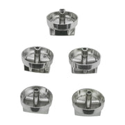 DURAFORCE Stove Cooktop Knob WB03X29300 for GE Gas Range JGP3030SL1SS JGP3030SL2SS 5Pcs
