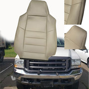 DURAFORCE Driver Top Lean Back Leather Replacement Seat Cover For 2002-07 Ford F250 F350