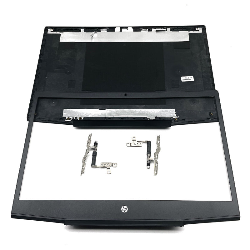 DURAFORCE For HP Pavilion 15-CX Series Top LCD Back Cover & Bezel Hinges L20313-001 Black