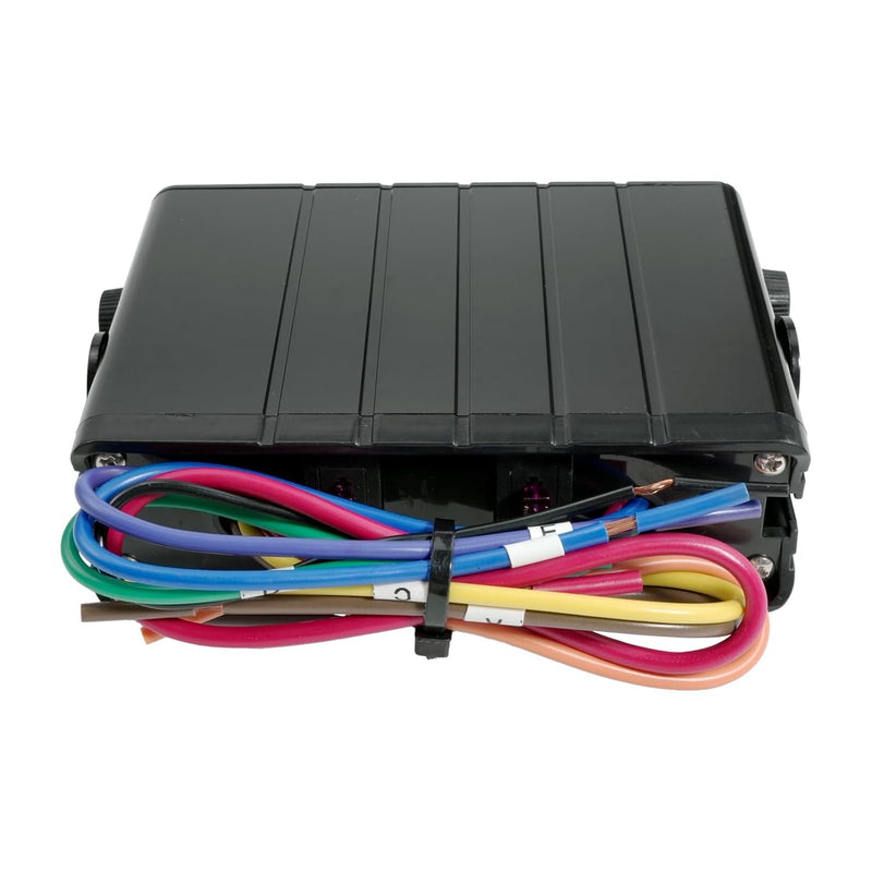 DURAFORCE 6-Gang 12V Rocker Switch Box 40 Amp Max with SPST On/Off &12 AWG Wires