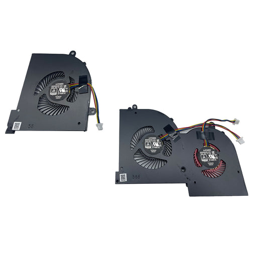 DURAFORCE CPU & GPU Cooling Fan For MSI GS65 GS65VR MS-16Q2 16Q2-CPU-CW Stealth 4-wires