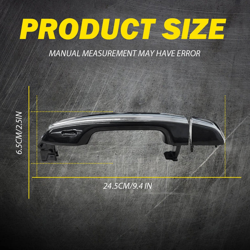 DURAFORCE 2X Rear Exterior Door Handle Left+Right 69210-60170 For 2010-20 Toyota 4Runner K