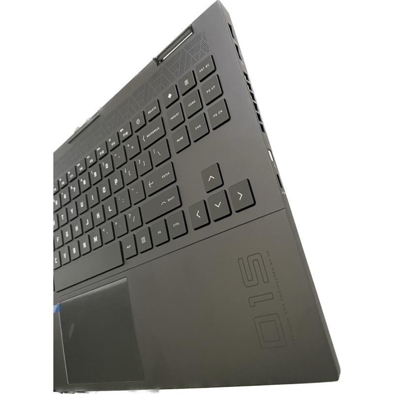 DURAFORCE New Palmrest Colorful Backlit Keyboard Touchpad For HP OMEN Laptop 15-EK 15-EN