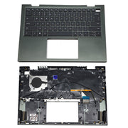 DURAFORCE New Palmrest Backlit Keyboard Green 0VJ2PX For Dell Inspiron 14 5410 7415 2-in-1