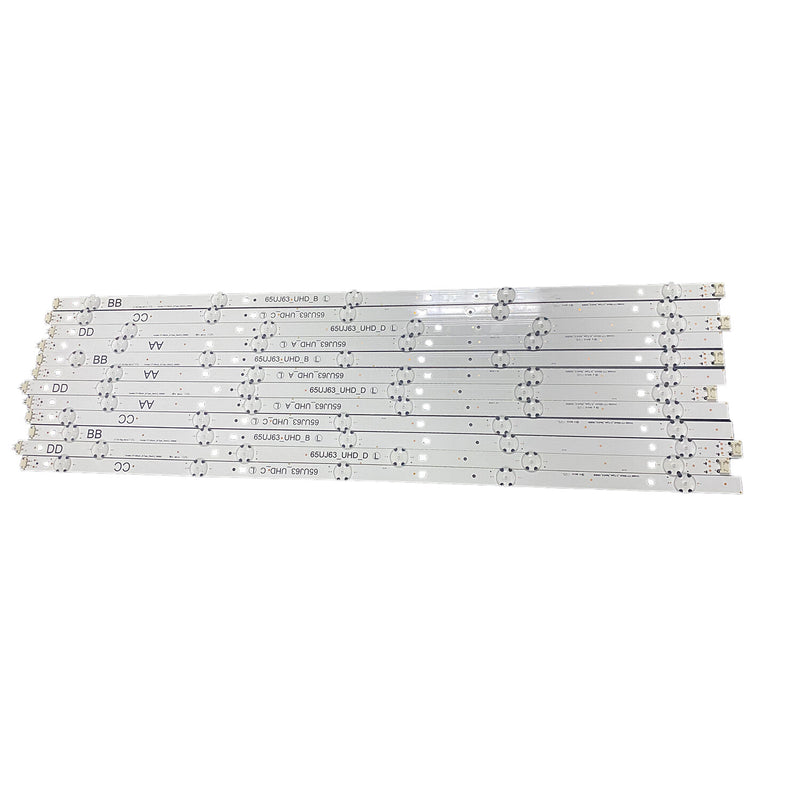 65UJ63 UHD A B C D LED strips for 65UJ634V 65UJ6300 65UJ630V 65UJ5500