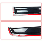 DURAFORCE For 2015-2020 Honda Fit Jazz GK5 3D Wavy Style Window Visors Rain Guards