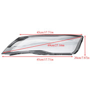 DURAFORCE For 2012-2015 Audi A7 S7 RS7 Left & Right Front Headlights Headlamps Lens Covers