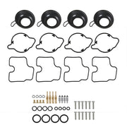 DURAFORCE 4Pcs Carburetor Repair Kit Plunger Diaphragm Part For Honda CBR600 F4