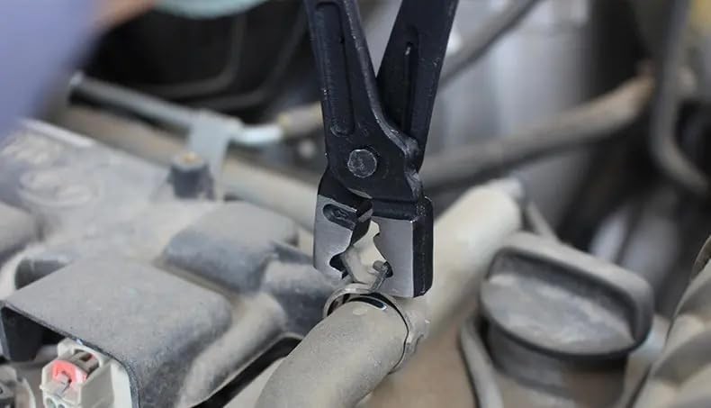 DURAFORCE 4 Pcs Hose Clamp Pliers Flat Band Hose Clamp Plier Hose Clamp Tool With 27" Long
