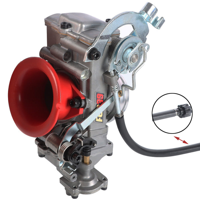 DURAFORCE FCR39 Racing Slant Body Carburetor For FCR 39mm Kawasaki KLX400 Suzuki DRZ 400S