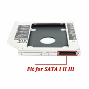 DURAFORCE 12.7mm Universal For SATA 2nd HDD SSD Hard Drive Caddy CD/DVD-ROM Optical Bay