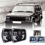 DURAFORCE Headlamp Projector Kit High/Low Sealed Beam w/DRL Super Bright 12000lm