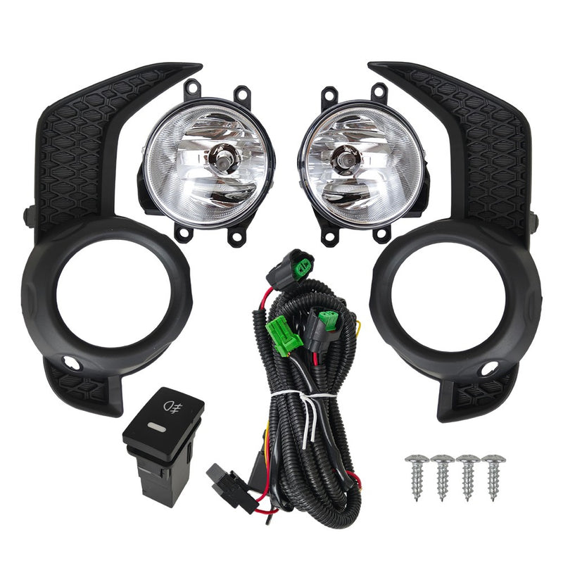 DURAFORCE For 2014-2021 Toyota 4Runner TRD/SR5 Fog Lights+Lamps Bezel+Wire Switch Kits