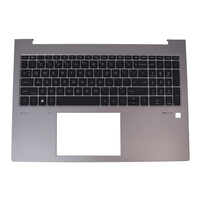 DURAFORCE New Palmrest For HP ZBook Firefly 16 G10 G9 Keyboard Backlit N08122-001 16" Gray