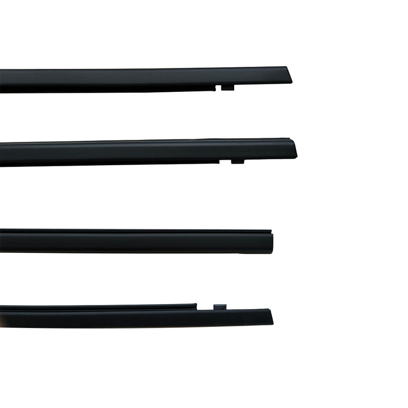 DURAFORCE 4PCS Weatherstrip Window Moulding Trim Seal Belt For Honda Civic Sedan 2016-2021