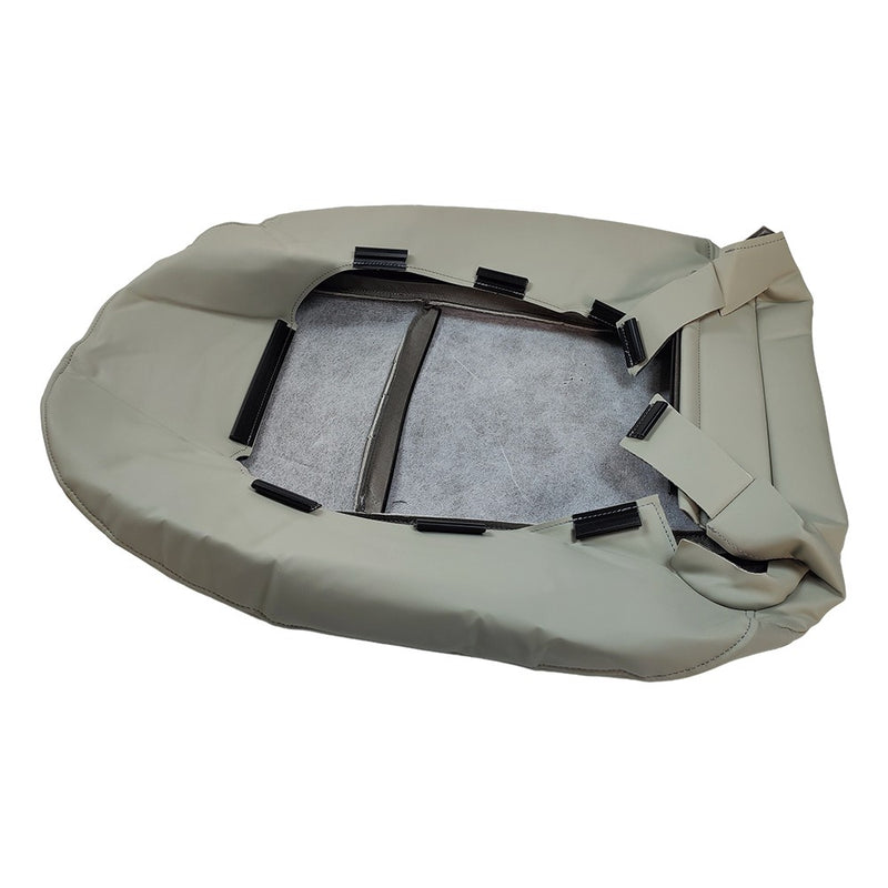 DURAFORCE Driver Passenger Bottom & Top Leather Seat Cover Gray For 2007-2012 Lexus ES350