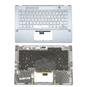 DURAFORCE For Asus GA401Q GA401 GA401I GA401U 14in Palmrest Cover Backlit Keyboard Silver
