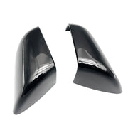 DURAFORCE 2PCS Left + Right Rear View Side Mirror Cover Skull Cap Black For Tesla Model y