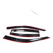 DURAFORCE FOR 2021-2025 LEXUS IS300 IS350 PREMIUM BLACK TRIM WINDOW VISOR RAIN GUARD US