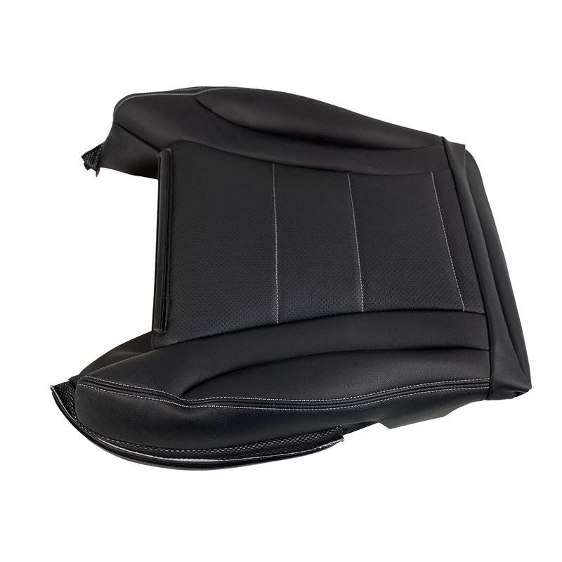 DURAFORCE New For 2015-21 Mercedes Benz C300 Sedan Driver Bottom Leather Seat Cover Black