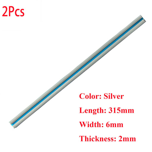 DURAFORCE 2Pcs Bottom Cover Rubber Feet Strips Silver for HP ENVY X360 15 DA 15 DR 15 DS