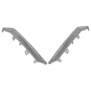 DURAFORCE Left&Right Front Fog Light Cover Trim Chrome For 2017 2018 Subaru Forester