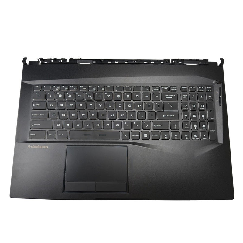 DURAFORCE For MSI GE75 Palmrest Keyboard Full Color Backlit Non-Touchpad 3077E2C213Y Black
