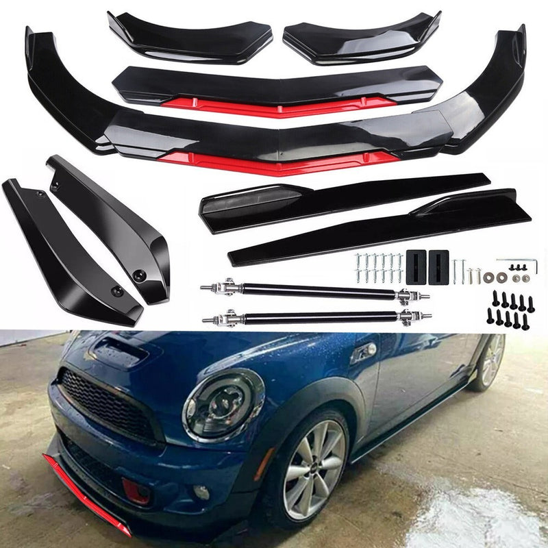 DURAFORCE For Mini Cooper Front Bumper Lip Spoiler Splitter Body Kit Side Skirt Rear Lip