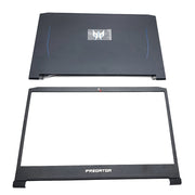 DURAFORCE 15.6" Lid Back Cover+ Bezel+ Hinges For Acer Predator Helios 300 PH315-53 -54 US