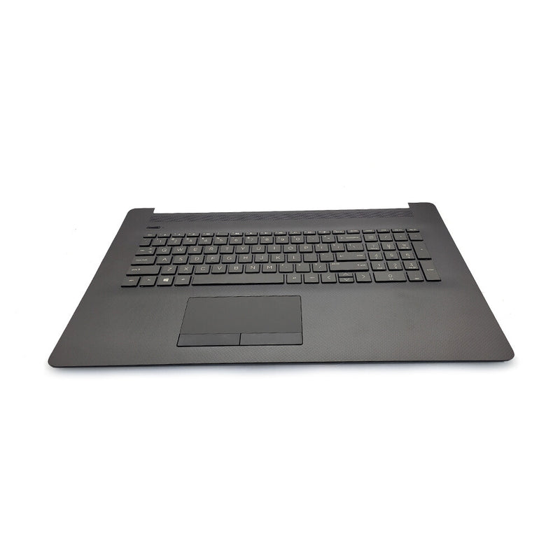 DURAFORCE Palmrest Non-Backlit US Keyboard 73H1 PTP Touchpad Black For HP 17BY 17-CA 17-BY