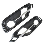 DURAFORCE For BMW 3 Series F30 F31 4pcs Front Bumper Fog Light Lamp Grille Covers Trim