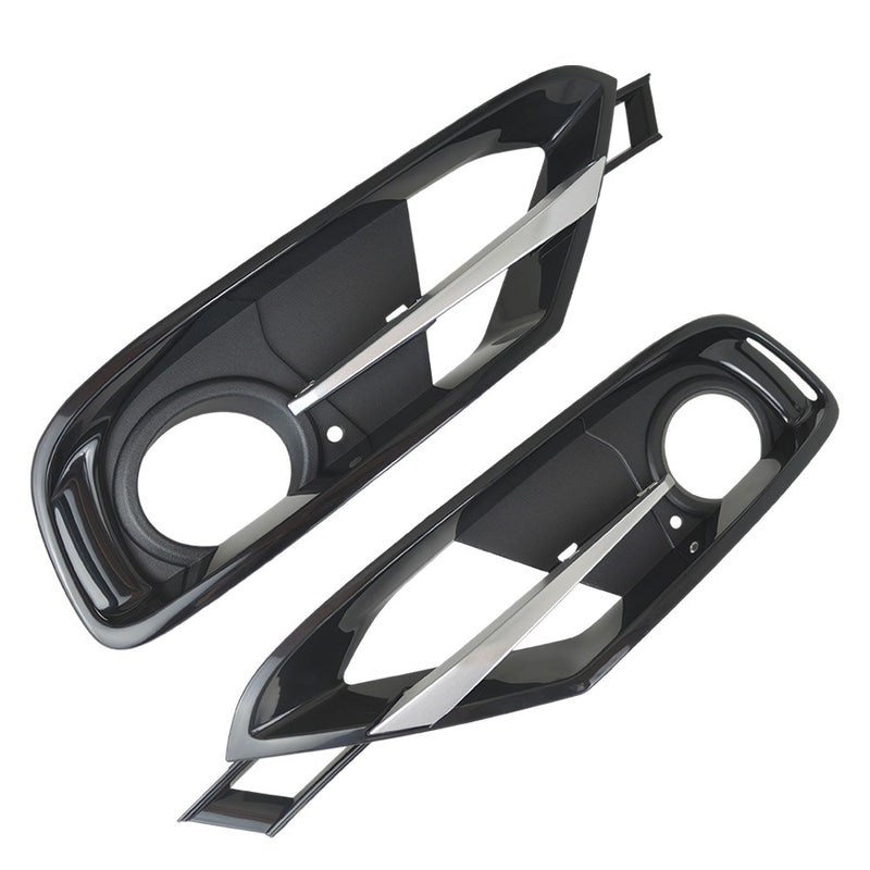 DURAFORCE For BMW 3 Series F30 F31 4pcs Front Bumper Fog Light Lamp Grille Covers Trim