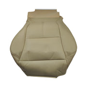 DURAFORCE Passenger Bottom Leather Seat Cover Tan For 2011 2012 - 2014 Ford F150 Lariat