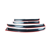 DURAFORCE For 2015-2020 Honda Fit Jazz GK5 3D Wavy Style Window Visors Rain Guards