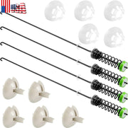 DURAFORCE 4Pcs W11130362 Washer Suspension Rod Kit For Whirlpool W10594080 Washing Machine