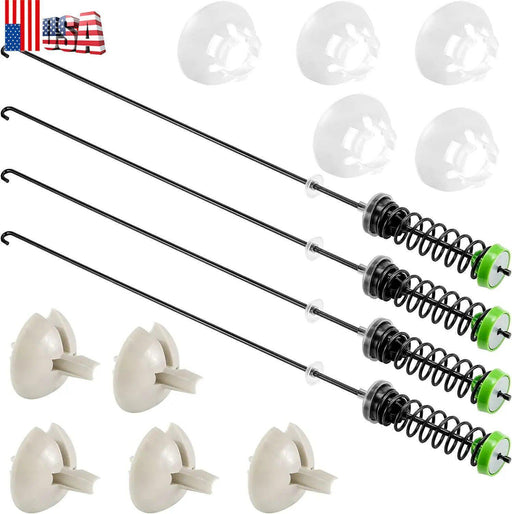 DURAFORCE 4Pcs W11130362 Washer Suspension Rod Kit For Whirlpool W10594080 Washing Machine