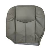 DURAFORCE Driver Bottom Leather Seat Cover Gray For 2003 2004 - 2006 GMC Sierra