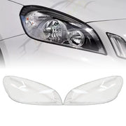 DURAFORCE A Pair Front Headlight Lens Shell+Sealant Glue For Volvo S60 V60 2011-12-2013