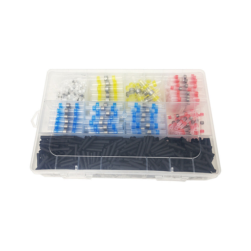 DURAFORCE 1000x Solder Seal Sleeve Heat Shrink Butt Wire Connectors Terminals Waterproof