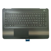DURAFORCE Palmrest For HP Pavilion 15-AU 15-AW Keyboard Non-Backlit Touchpad 856028-001 US