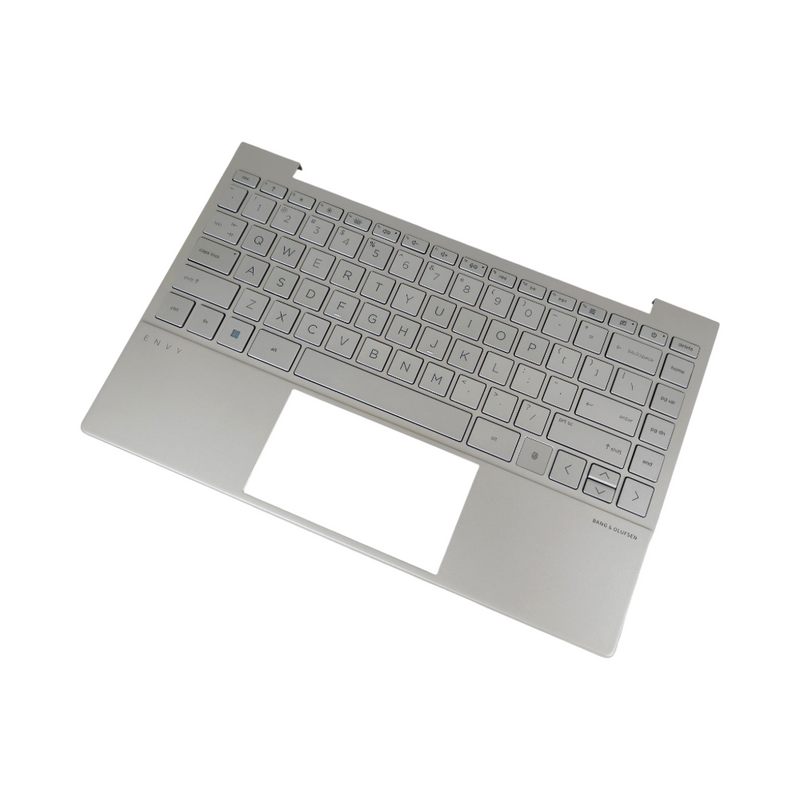 DURAFORCE New 13in Silver Palmrest For HP ENVY 13-BA 13T-BA Keyboard Upper Case w/Backlit
