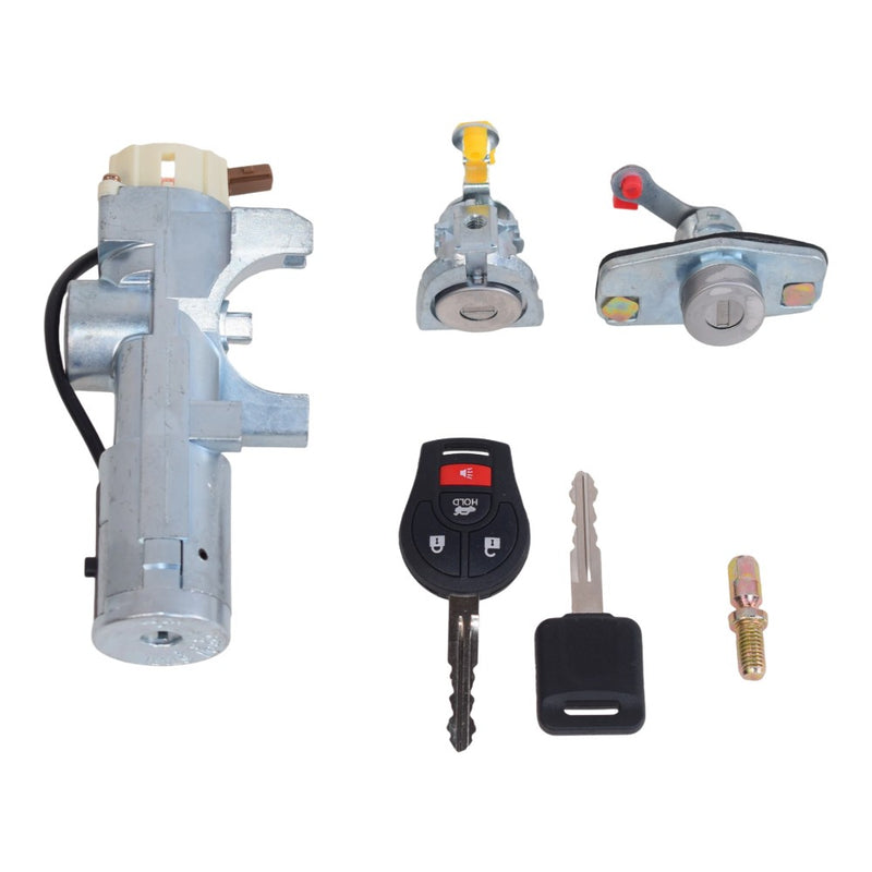 DURAFORCE For Nissan Versa 12-19 Ignition Lock Cylinder & Door &Trunk Deck Lid Lock & Keys
