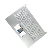 DURAFORCE Silver Palmrest Keyboard For HP 14-DQ 14-FQ0110WM 14s-dq 14s-fq 14-FQ L88200-001