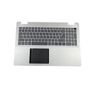 DURAFORCE New For DELL Inspiron 5593 Palmrest US Keyboard Backlit Type-C 07G0RN Silver US