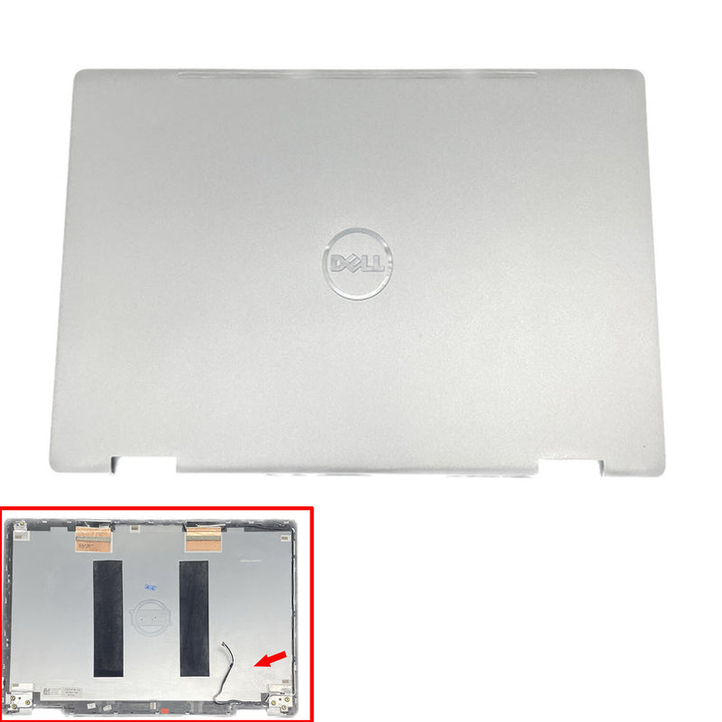 DURAFORCE 0GCPWV Silver Back Cover Top Rear Lid for Dell Inspiron 15MF 7000 7569 7579